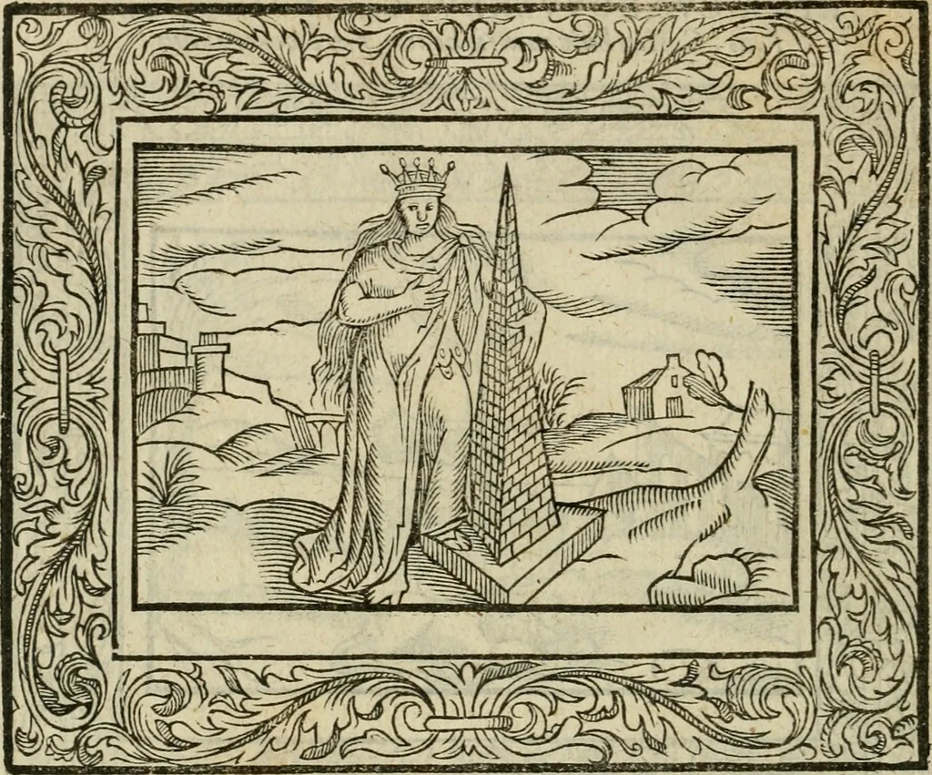 An illustration from Minerua Britanna, or, A garden of heroical deuises, furnished, and adorned with emblemes and impresa's of sundry natures : newly devised, moralized, and published, 1612, leaf 41