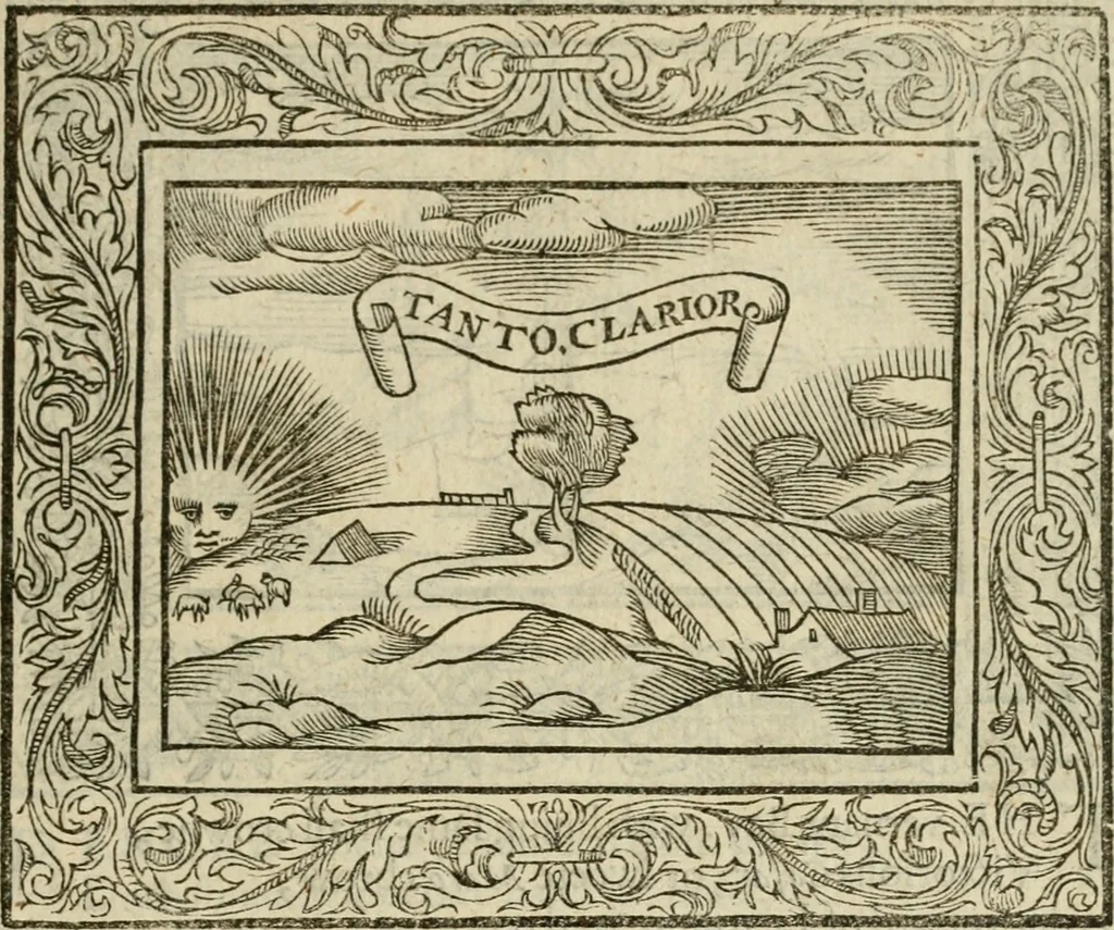 An illustration from Minerua Britanna, or, A garden of heroical deuises, furnished, and adorned with emblemes and impresa's of sundry natures : newly devised, moralized, and published, 1612, leaf 62