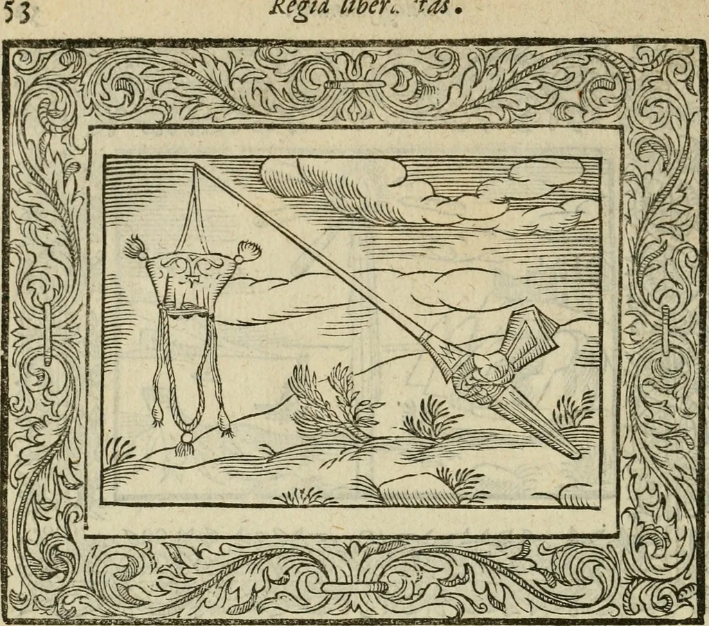An illustration from Minerua Britanna, or, A garden of heroical deuises, furnished, and adorned with emblemes and impresa's of sundry natures : newly devised, moralized, and published, 1612, leaf 73