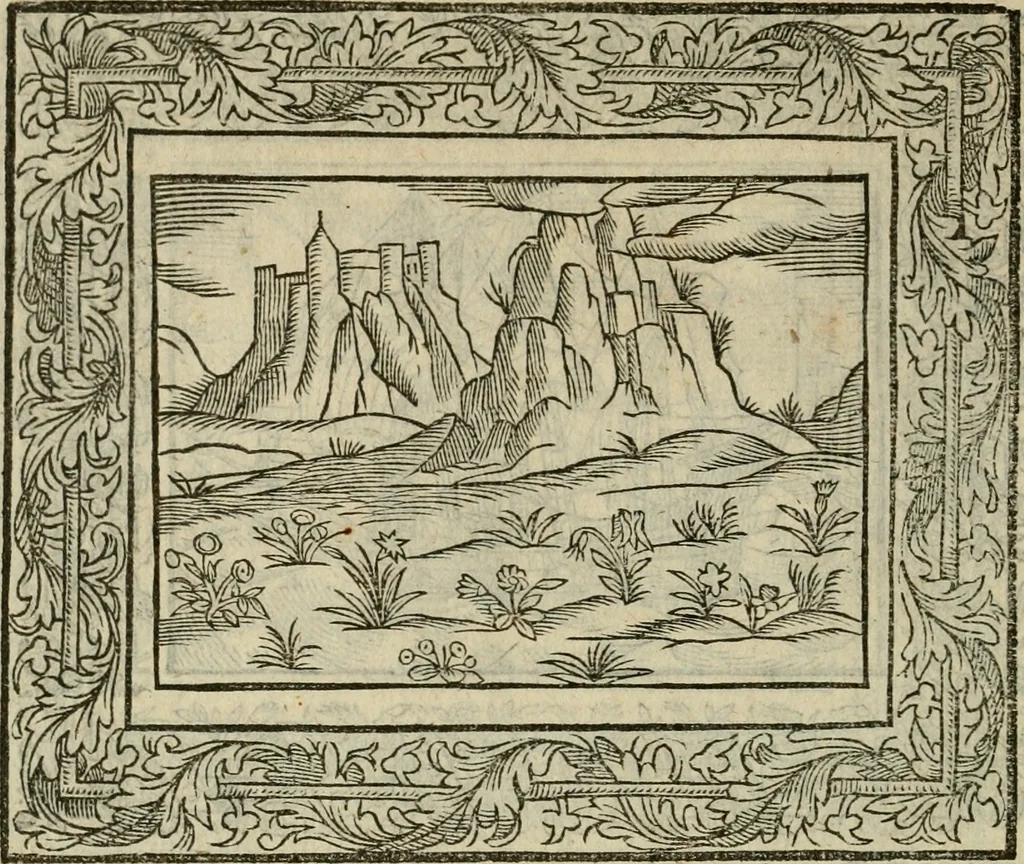 An illustration from Minerua Britanna, or, A garden of heroical deuises, furnished, and adorned with emblemes and impresa's of sundry natures : newly devised, moralized, and published, 1612, leaf 75