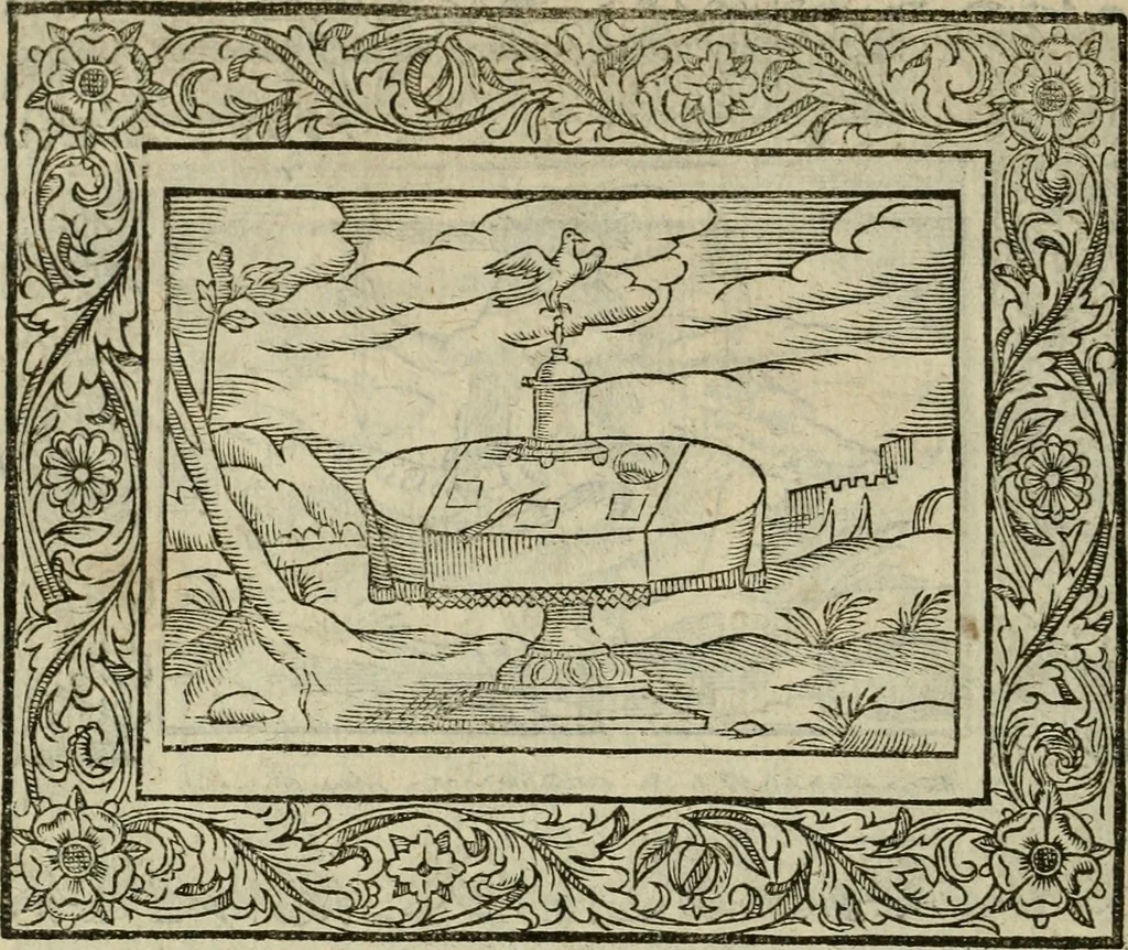 An illustration from Minerua Britanna, or, A garden of heroical deuises, furnished, and adorned with emblemes and impresa's of sundry natures : newly devised, moralized, and published, 1612, leaf 79
