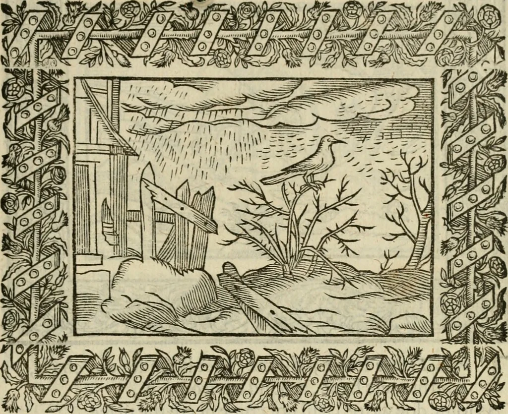 An illustration from Minerua Britanna, or, A garden of heroical deuises, furnished, and adorned with emblemes and impresa's of sundry natures : newly devised, moralized, and published, 1612, leaf 94
