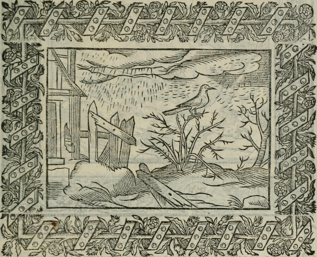 An illustration from Minerua Britanna, or, A garden of heroical deuises, furnished, and adorned with emblemes and impresa's of sundry natures,, 1612, leaf 100