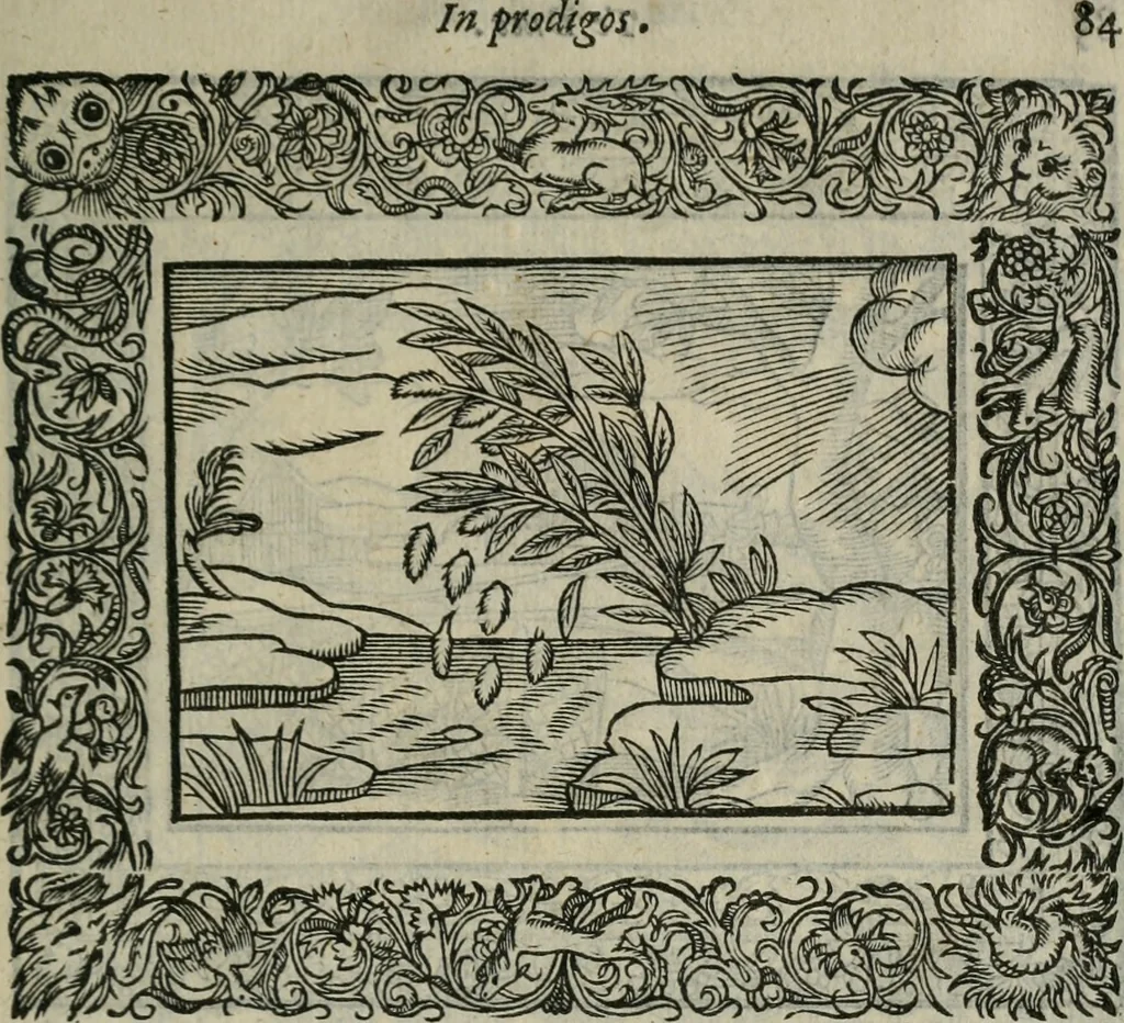 An illustration from Minerua Britanna, or, A garden of heroical deuises, furnished, and adorned with emblemes and impresa's of sundry natures,, 1612, leaf 110