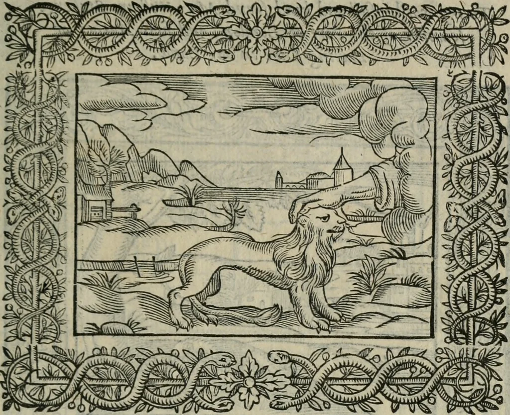 An illustration from Minerua Britanna, or, A garden of heroical deuises, furnished, and adorned with emblemes and impresa's of sundry natures,, 1612, leaf 114