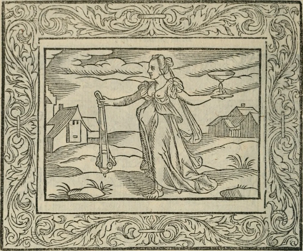 An illustration from Minerua Britanna, or, A garden of heroical deuises, furnished, and adorned with emblemes and impresa's of sundry natures,, 1612, leaf 119