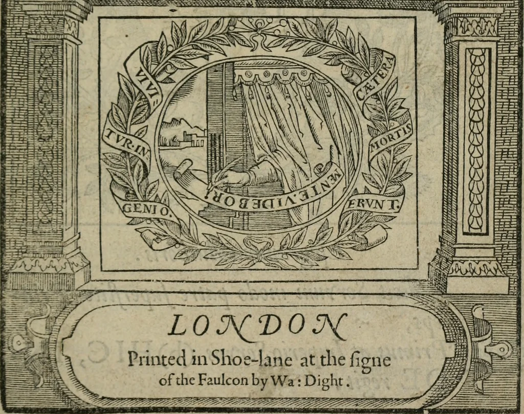 An illustration from Minerua Britanna, or, A garden of heroical deuises, furnished, and adorned with emblemes and impresa's of sundry natures,, 1612, leaf 12