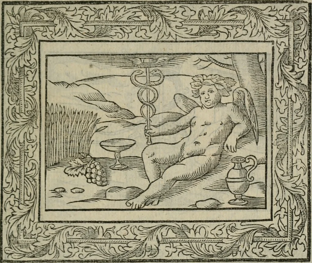 An illustration from Minerua Britanna, or, A garden of heroical deuises, furnished, and adorned with emblemes and impresa's of sundry natures,, 1612, leaf 122