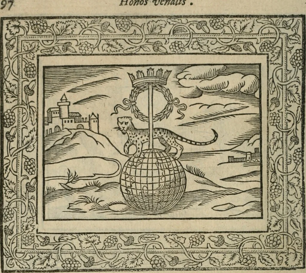 An illustration from Minerua Britanna, or, A garden of heroical deuises, furnished, and adorned with emblemes and impresa's of sundry natures,, 1612, leaf 123
