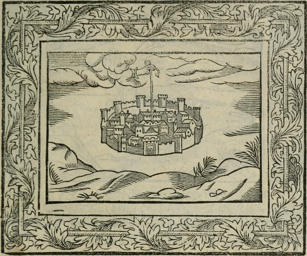 An illustration from Minerua Britanna, or, A garden of heroical deuises, furnished, and adorned with emblemes and impresa's of sundry natures,, 1612, leaf 124