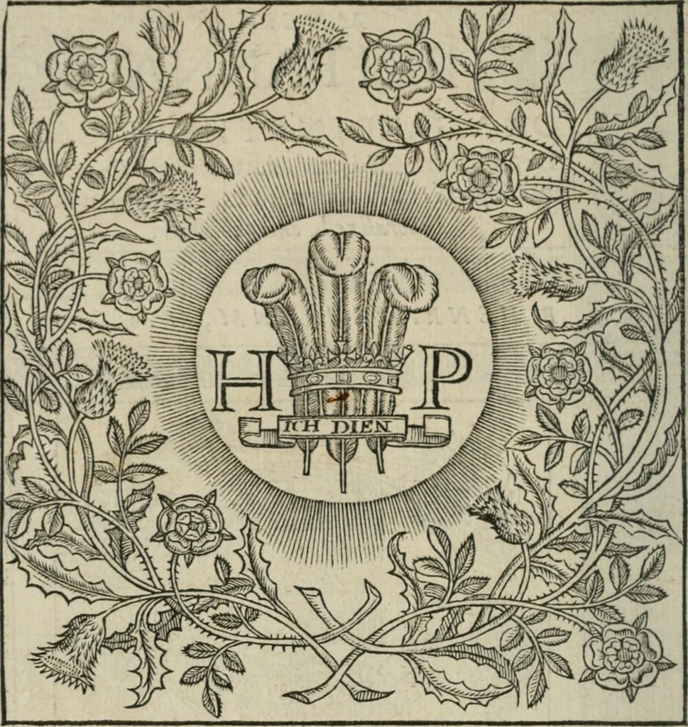 An illustration from Minerua Britanna, or, A garden of heroical deuises, furnished, and adorned with emblemes and impresa's of sundry natures,, 1612, leaf 13