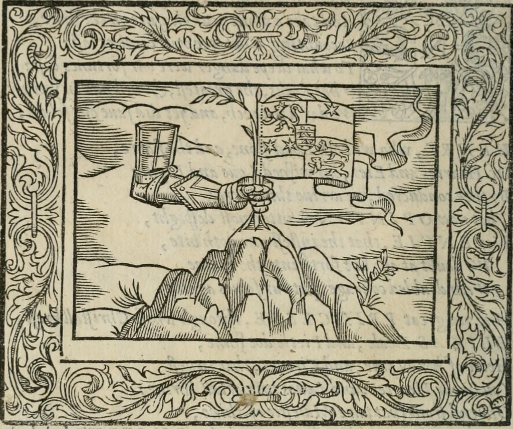 An illustration from Minerua Britanna, or, A garden of heroical deuises, furnished, and adorned with emblemes and impresa's of sundry natures,, 1612, leaf 131