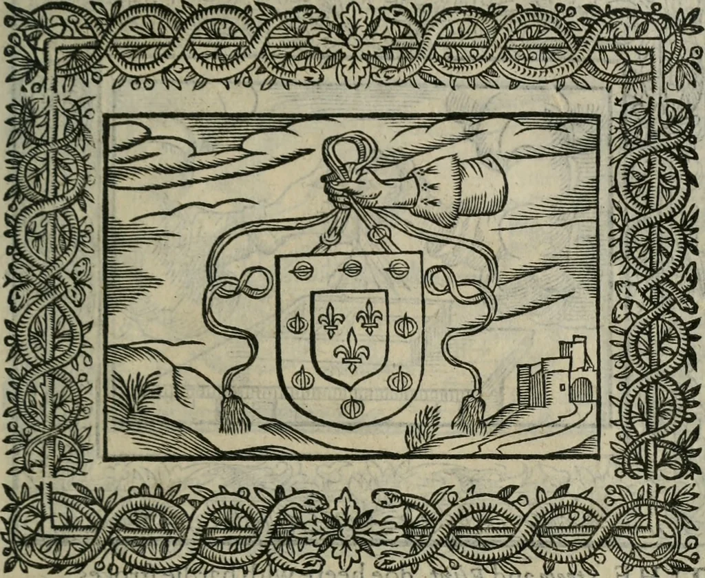 An illustration from Minerua Britanna, or, A garden of heroical deuises, furnished, and adorned with emblemes and impresa's of sundry natures,, 1612, leaf 132