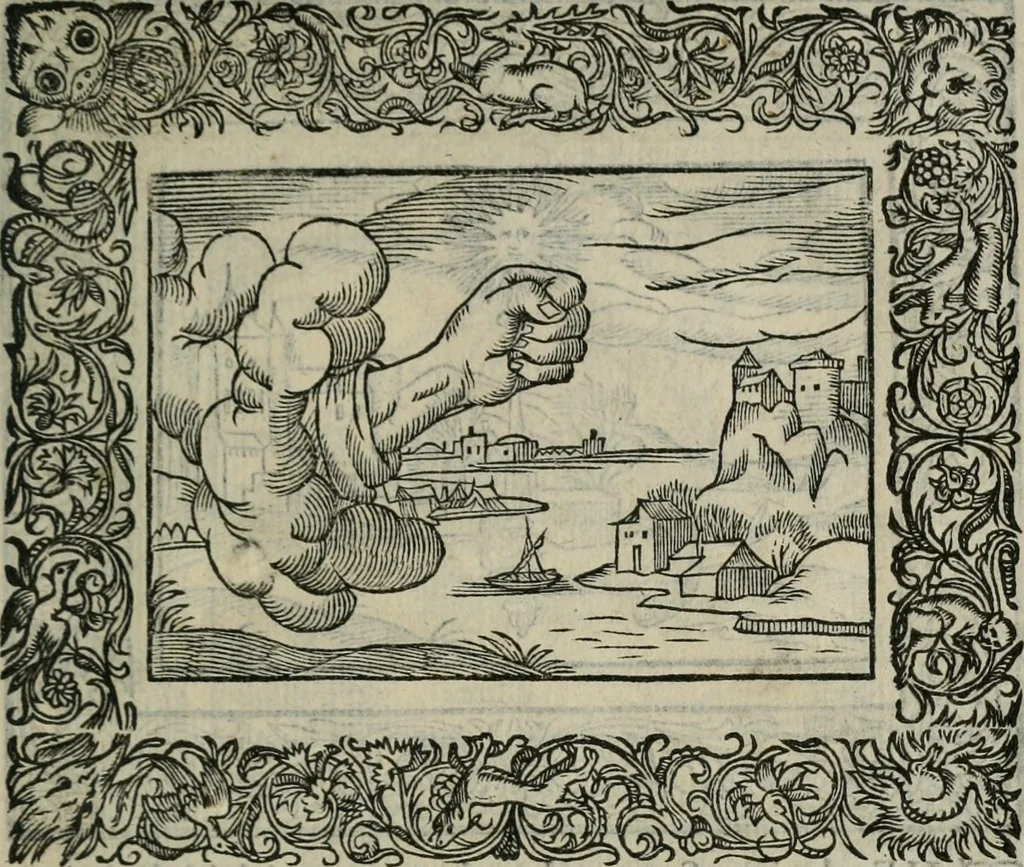 An illustration from Minerua Britanna, or, A garden of heroical deuises, furnished, and adorned with emblemes and impresa's of sundry natures,, 1612, leaf 134