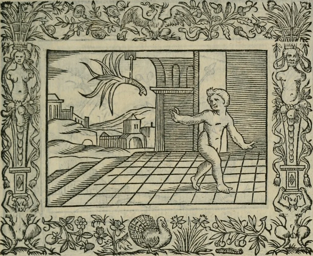 An illustration from Minerua Britanna, or, A garden of heroical deuises, furnished, and adorned with emblemes and impresa's of sundry natures,, 1612, leaf 150