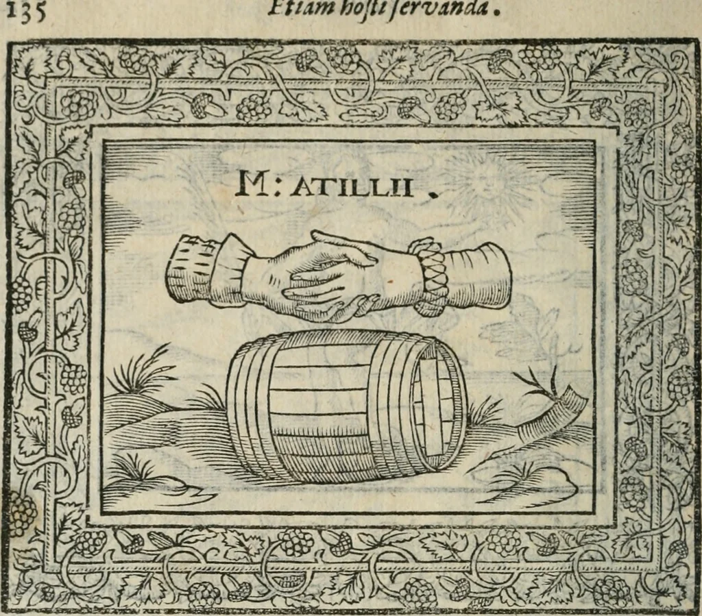 An illustration from Minerua Britanna, or, A garden of heroical deuises, furnished, and adorned with emblemes and impresa's of sundry natures,, 1612, leaf 165