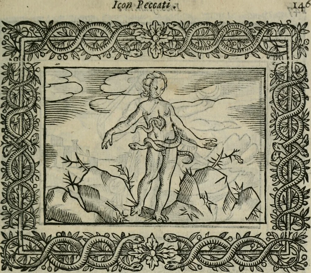 An illustration from Minerua Britanna, or, A garden of heroical deuises, furnished, and adorned with emblemes and impresa's of sundry natures,, 1612, leaf 176