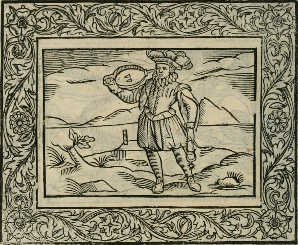 An illustration from Minerua Britanna, or, A garden of heroical deuises, furnished, and adorned with emblemes and impresa's of sundry natures,, 1612, leaf 179