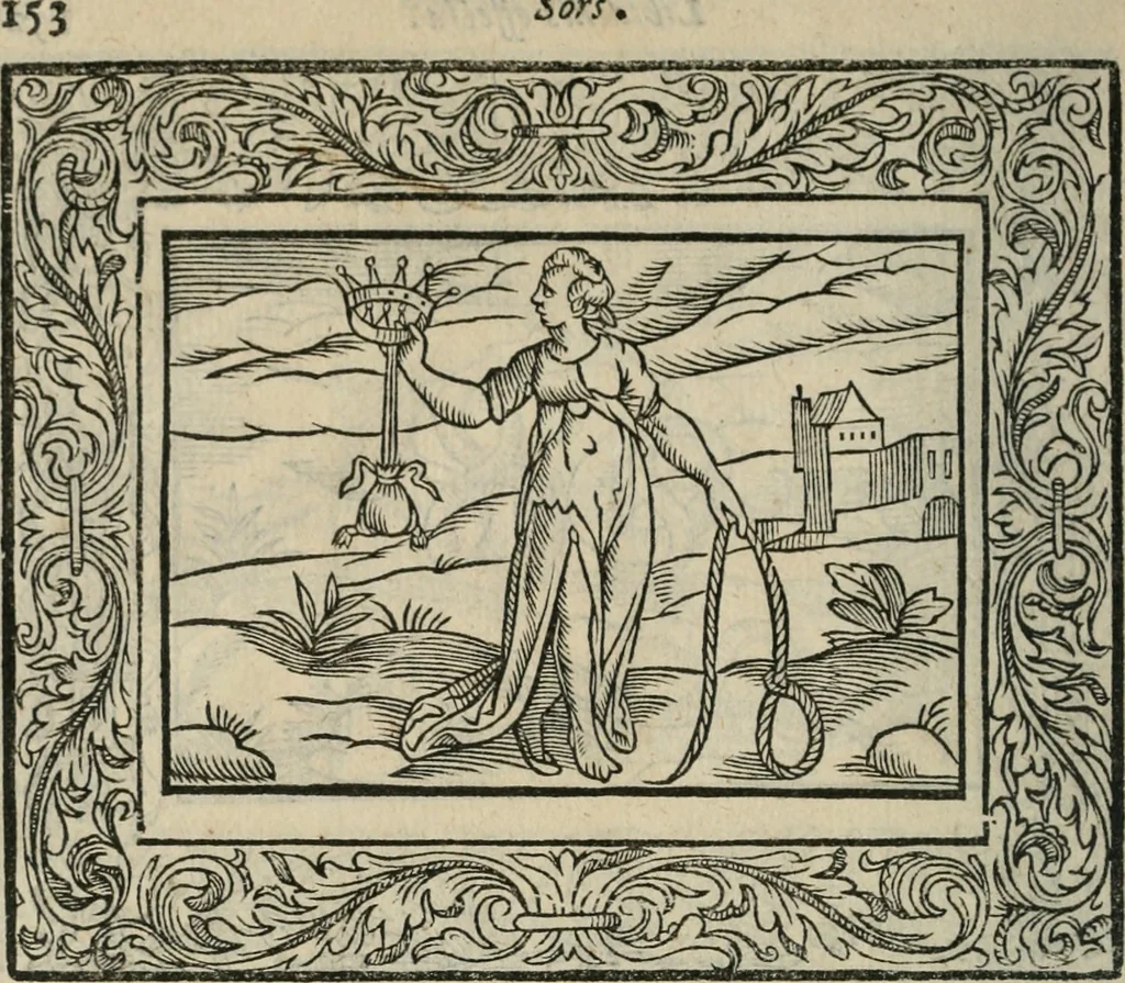 An illustration from Minerua Britanna, or, A garden of heroical deuises, furnished, and adorned with emblemes and impresa's of sundry natures,, 1612, leaf 183