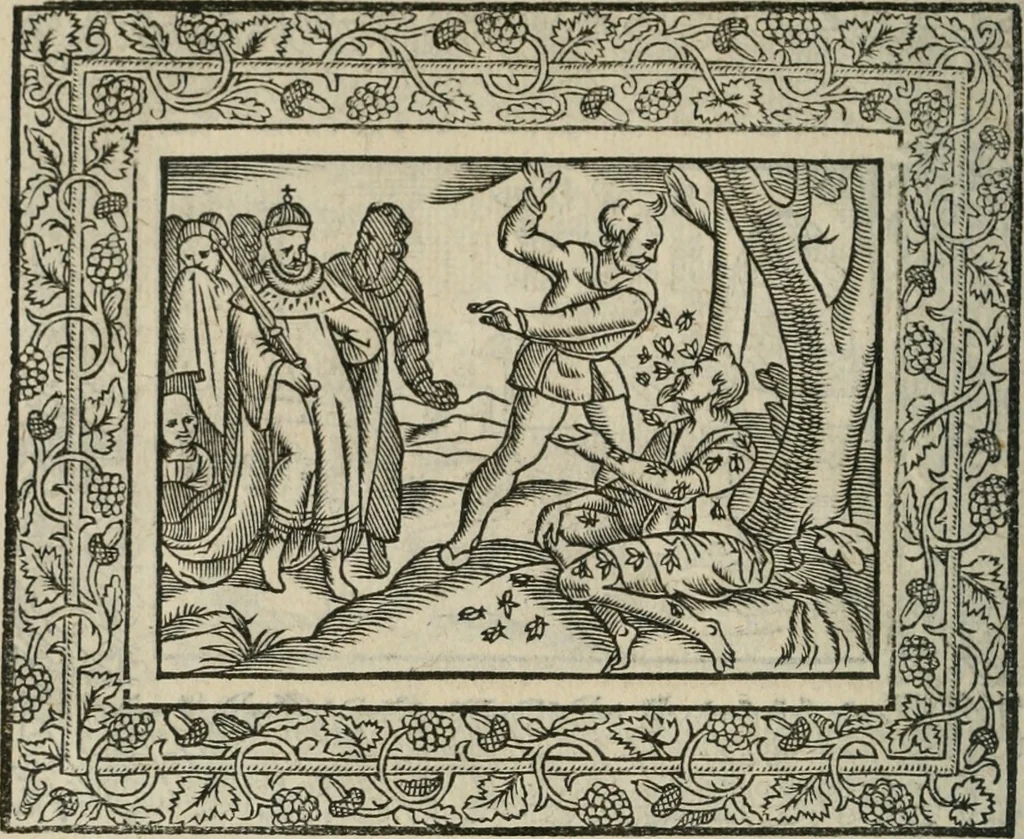 An illustration from Minerua Britanna, or, A garden of heroical deuises, furnished, and adorned with emblemes and impresa's of sundry natures,, 1612, leaf 185
