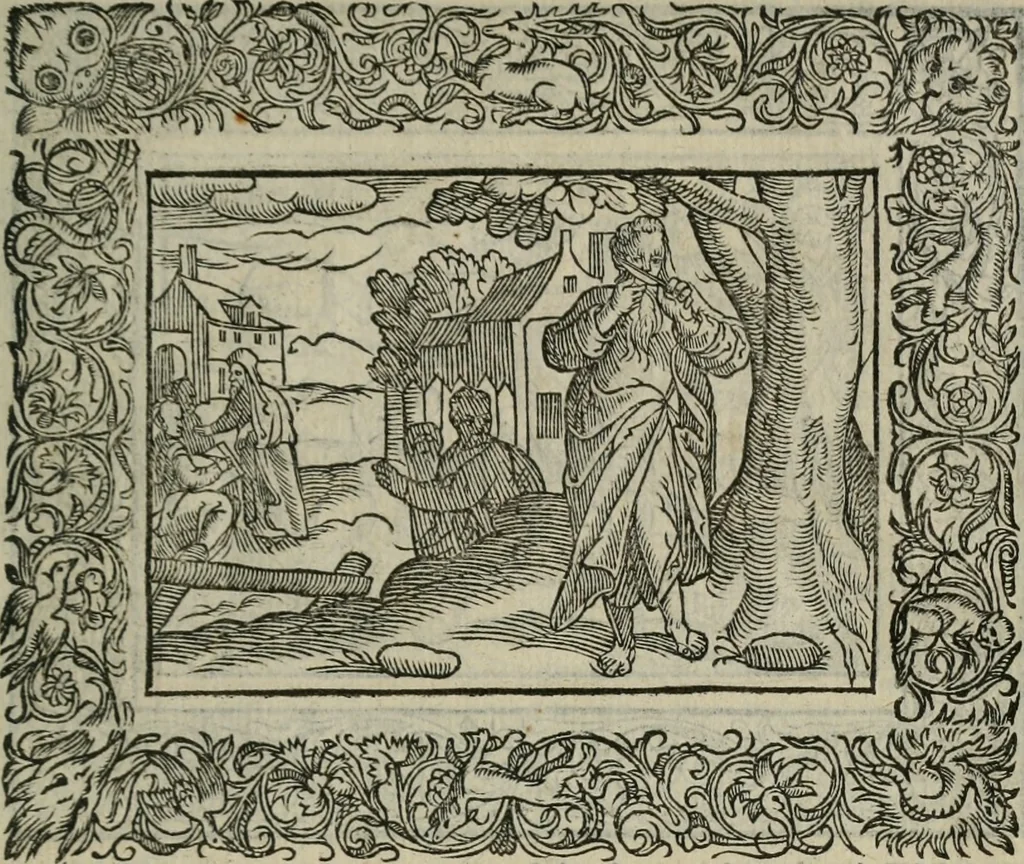 An illustration from Minerua Britanna, or, A garden of heroical deuises, furnished, and adorned with emblemes and impresa's of sundry natures,, 1612, leaf 186
