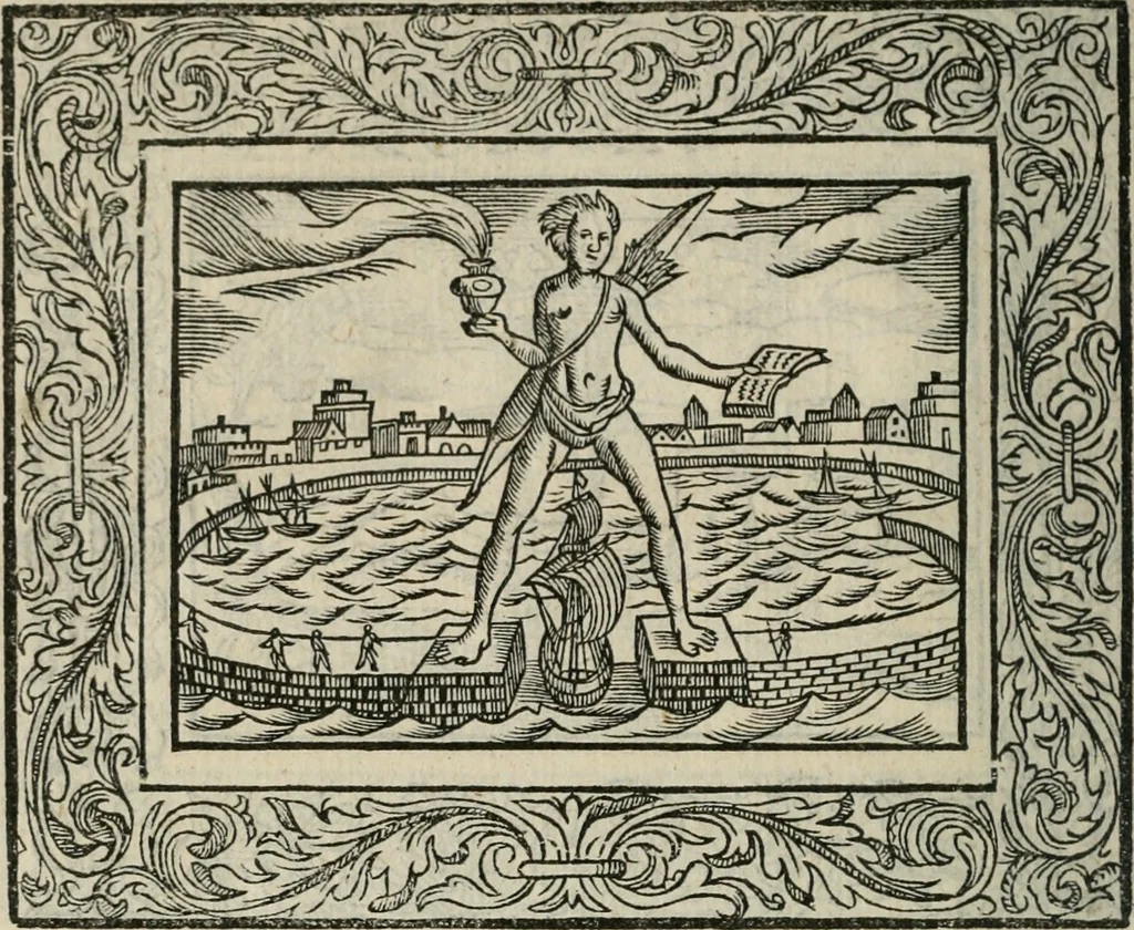 An illustration from Minerua Britanna, or, A garden of heroical deuises, furnished, and adorned with emblemes and impresa's of sundry natures,, 1612, leaf 191