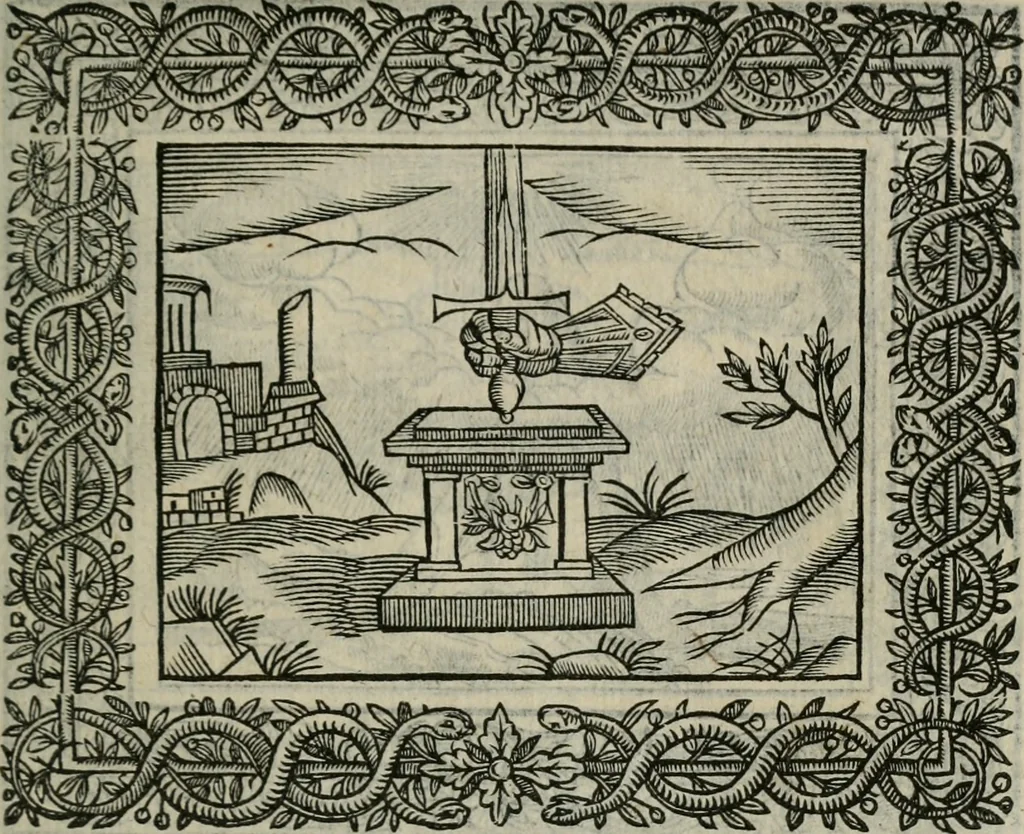 An illustration from Minerua Britanna, or, A garden of heroical deuises, furnished, and adorned with emblemes and impresa's of sundry natures,, 1612, leaf 192