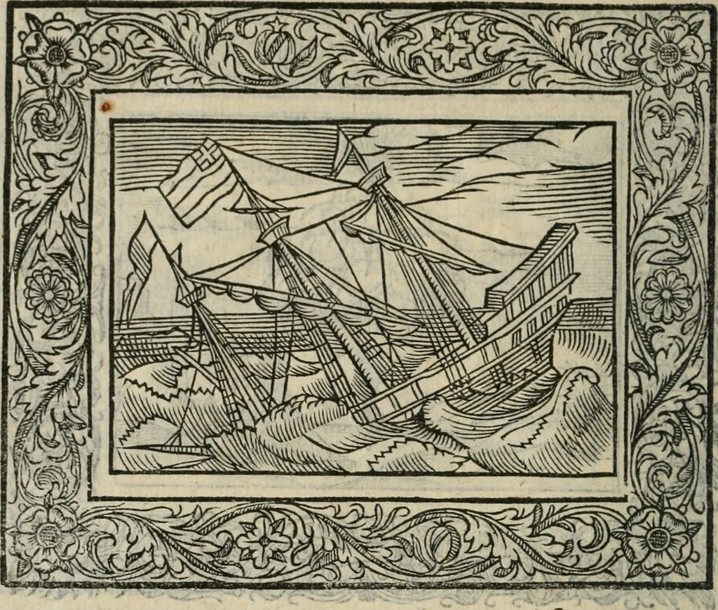 An illustration from Minerua Britanna, or, A garden of heroical deuises, furnished, and adorned with emblemes and impresa's of sundry natures,, 1612, leaf 195