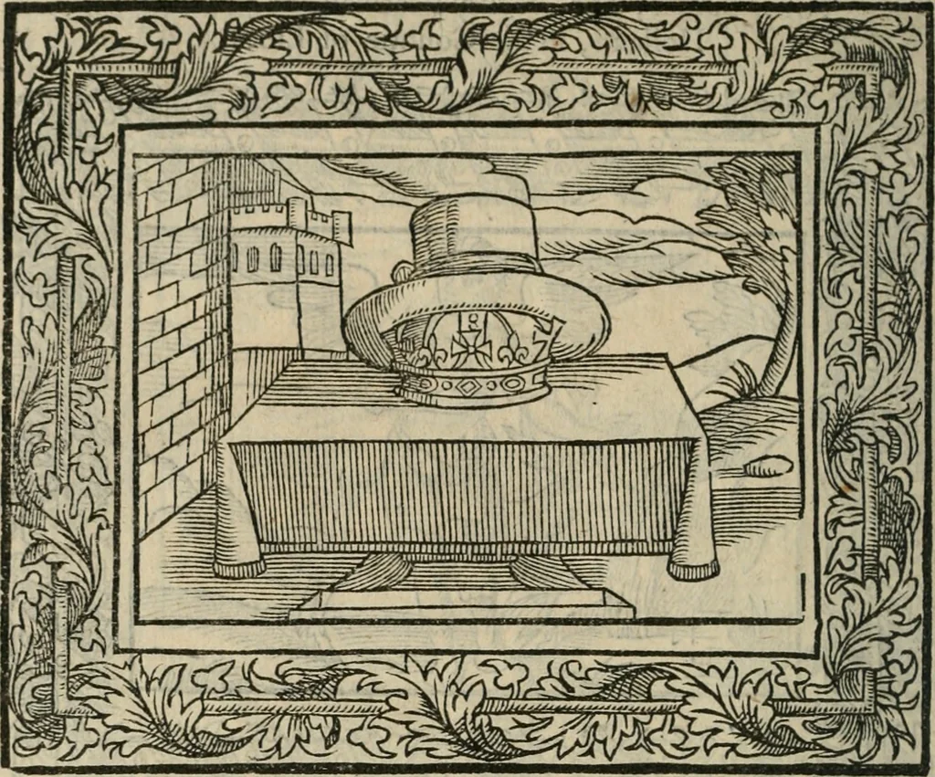 An illustration from Minerua Britanna, or, A garden of heroical deuises, furnished, and adorned with emblemes and impresa's of sundry natures,, 1612, leaf 201