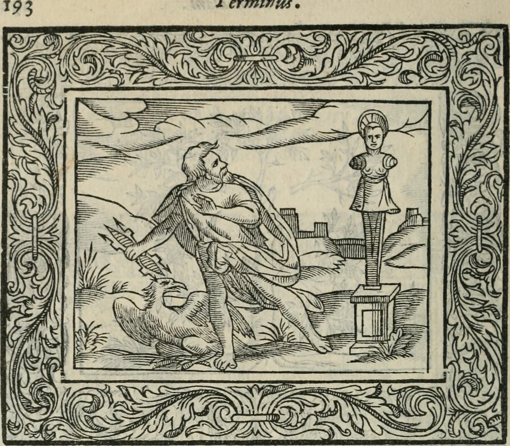 An illustration from Minerua Britanna, or, A garden of heroical deuises, furnished, and adorned with emblemes and impresa's of sundry natures,, 1612, leaf 223