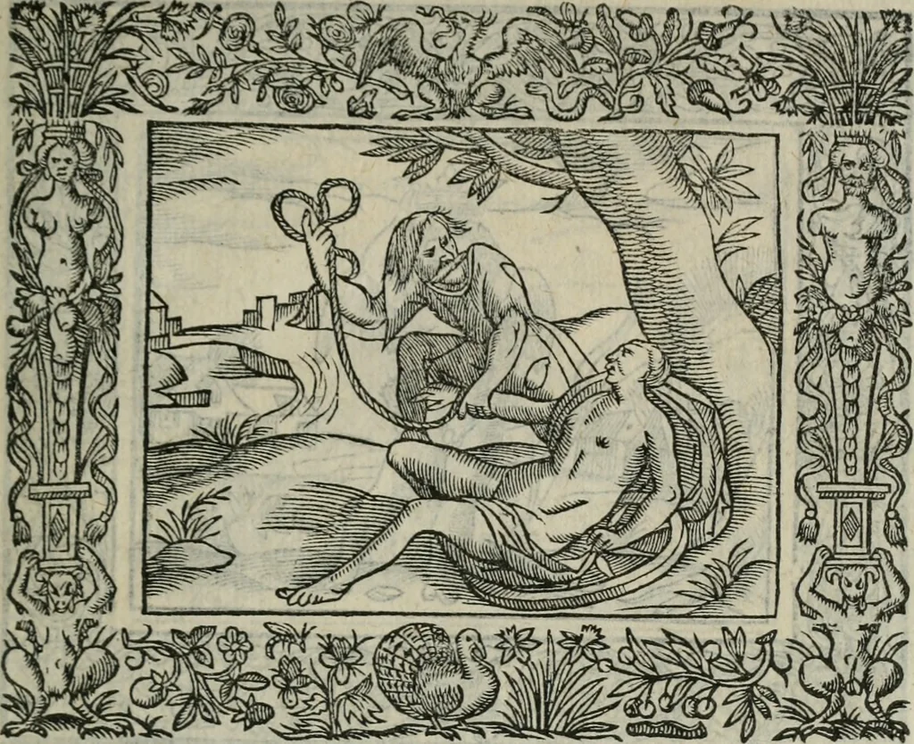 An illustration from Minerua Britanna, or, A garden of heroical deuises, furnished, and adorned with emblemes and impresa's of sundry natures,, 1612, leaf 224