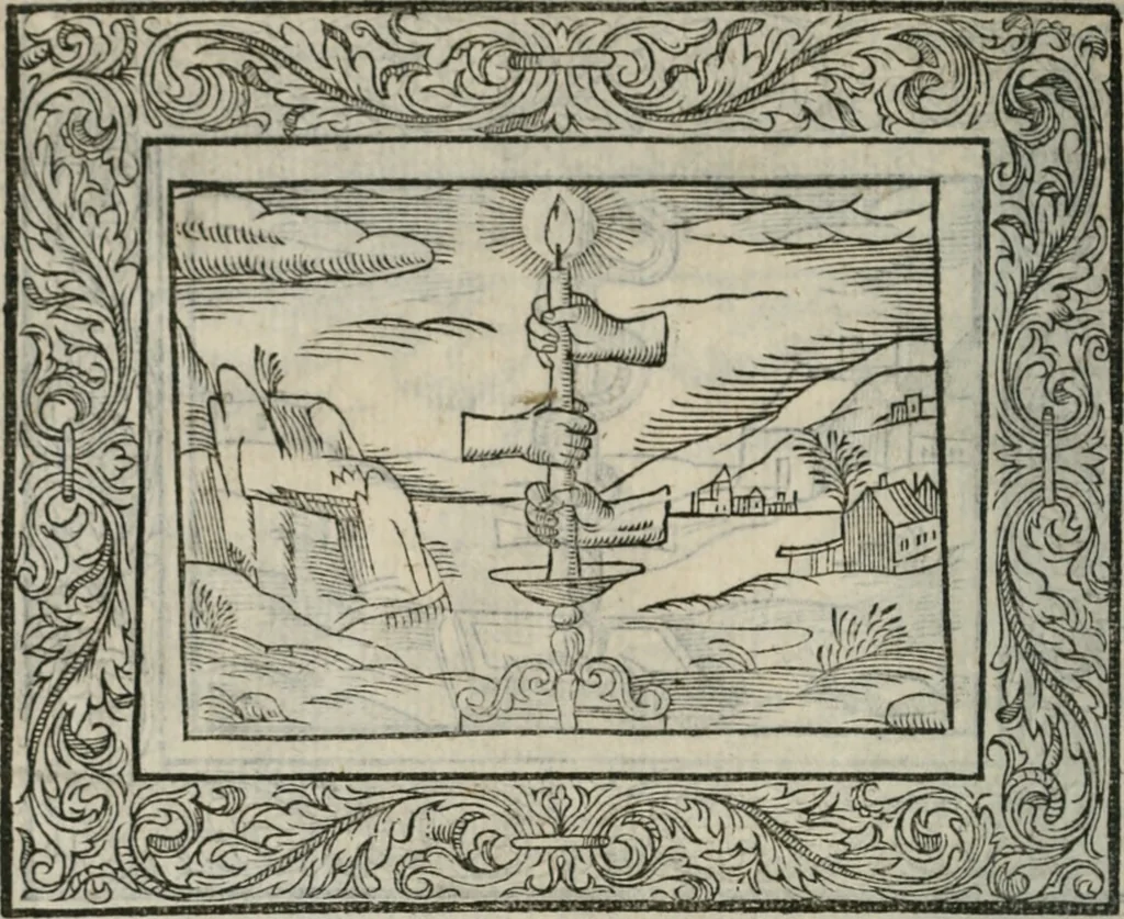 An illustration from Minerua Britanna, or, A garden of heroical deuises, furnished, and adorned with emblemes and impresa's of sundry natures,, 1612, leaf 29