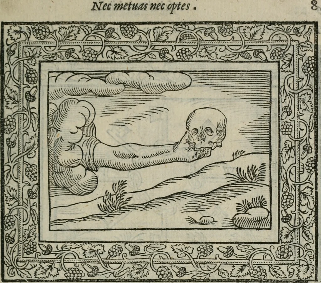 An illustration from Minerua Britanna, or, A garden of heroical deuises, furnished, and adorned with emblemes and impresa's of sundry natures,, 1612, leaf 34
