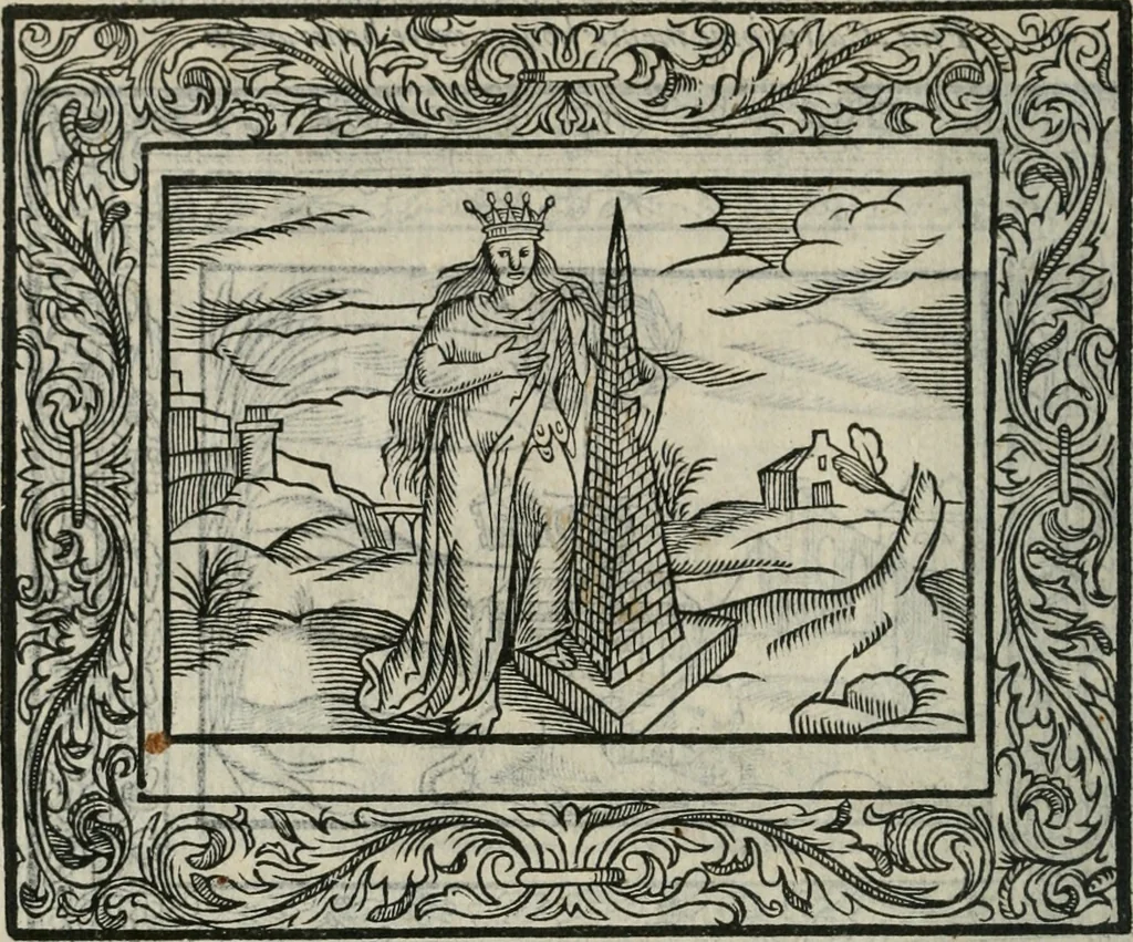 An illustration from Minerua Britanna, or, A garden of heroical deuises, furnished, and adorned with emblemes and impresa's of sundry natures,, 1612, leaf 47