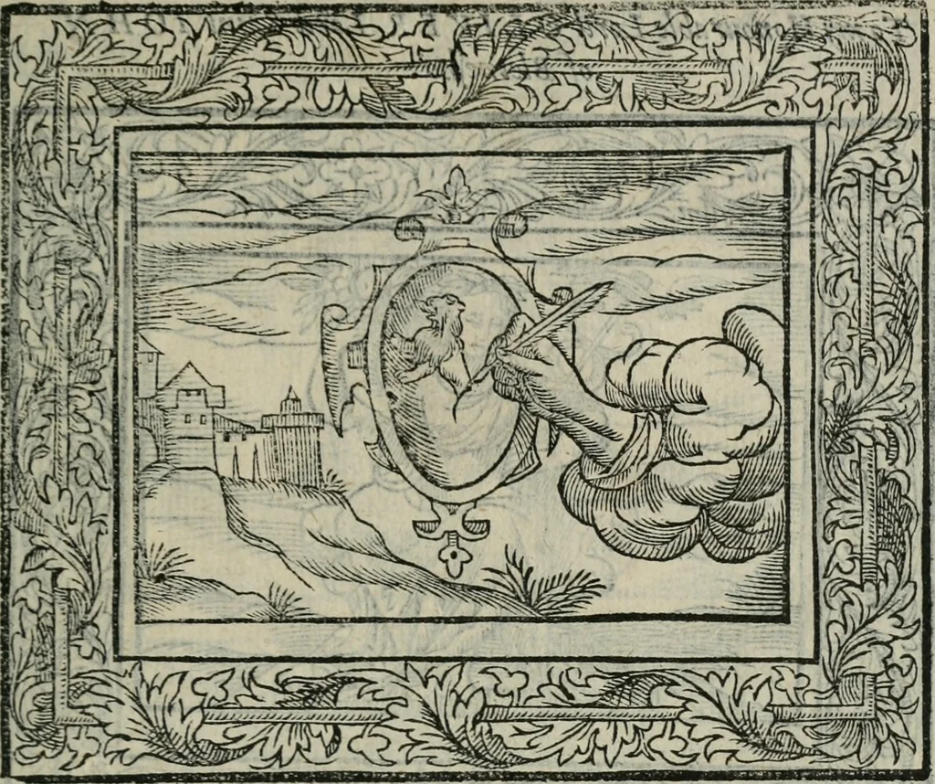 An illustration from Minerua Britanna, or, A garden of heroical deuises, furnished, and adorned with emblemes and impresa's of sundry natures,, 1612, leaf 50