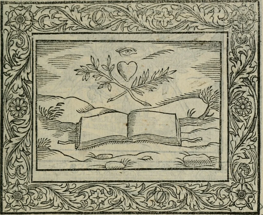 An illustration from Minerua Britanna, or, A garden of heroical deuises, furnished, and adorned with emblemes and impresa's of sundry natures,, 1612, leaf 66