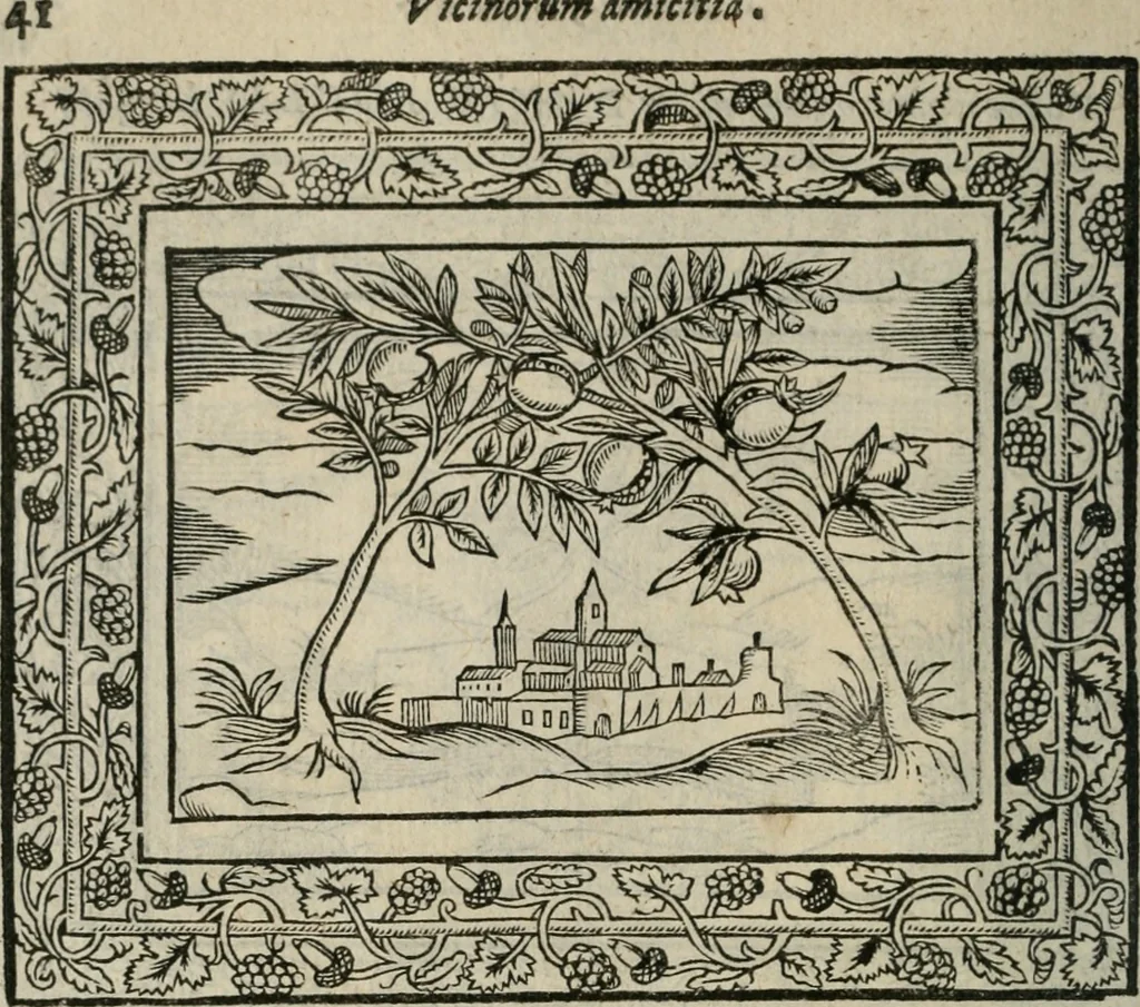 An illustration from Minerua Britanna, or, A garden of heroical deuises, furnished, and adorned with emblemes and impresa's of sundry natures,, 1612, leaf 67