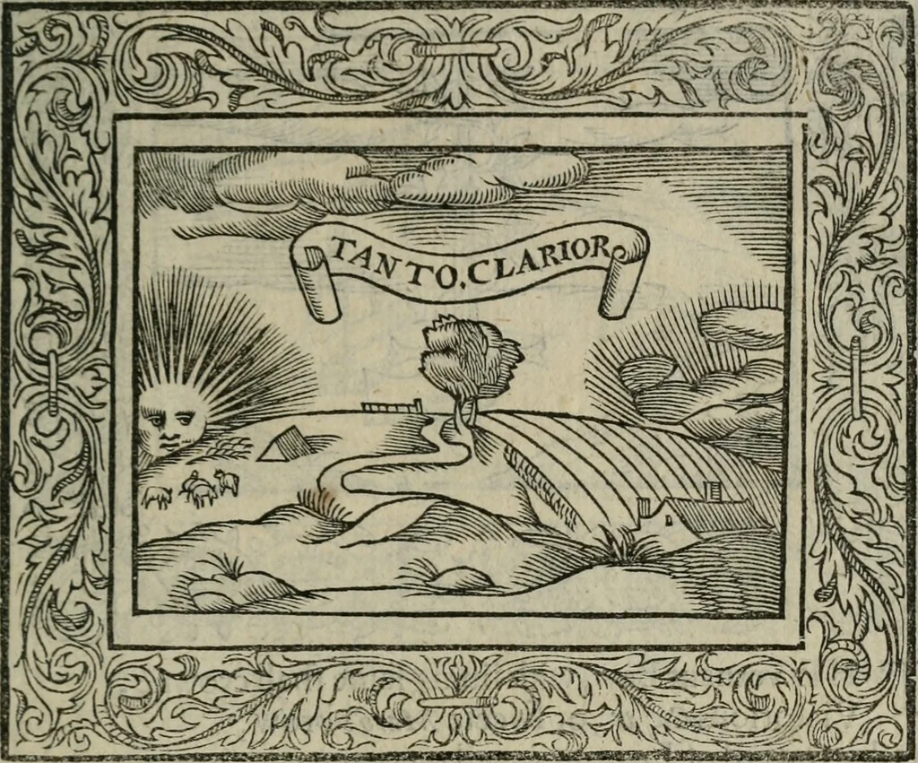 An illustration from Minerua Britanna, or, A garden of heroical deuises, furnished, and adorned with emblemes and impresa's of sundry natures,, 1612, leaf 68