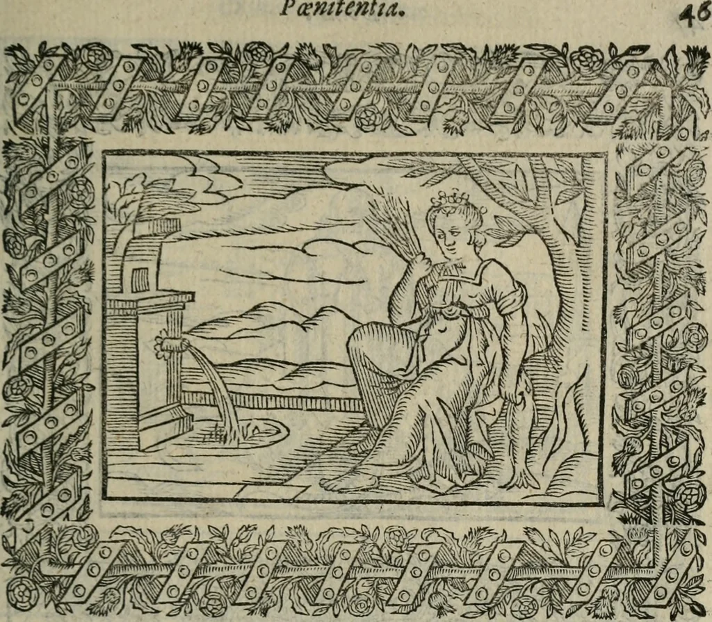 An illustration from Minerua Britanna, or, A garden of heroical deuises, furnished, and adorned with emblemes and impresa's of sundry natures,, 1612, leaf 72