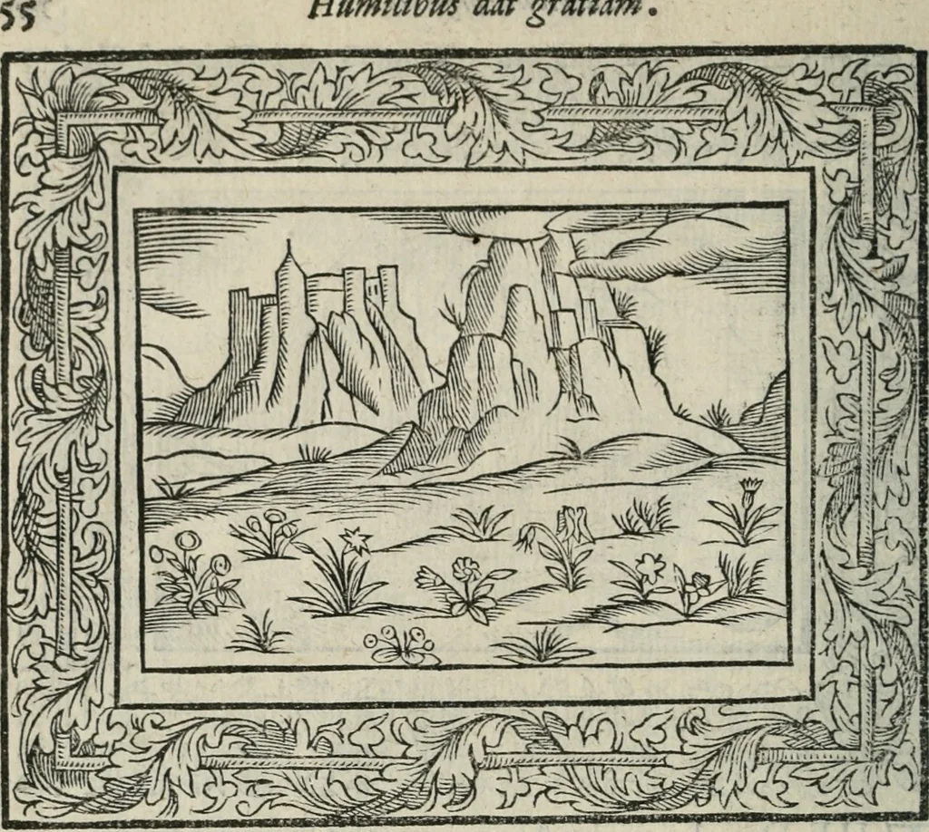 An illustration from Minerua Britanna, or, A garden of heroical deuises, furnished, and adorned with emblemes and impresa's of sundry natures,, 1612, leaf 81