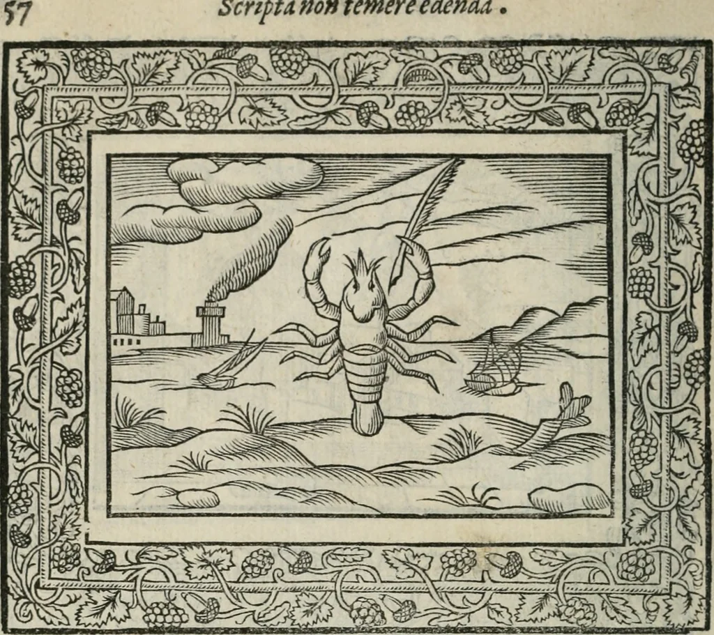 An illustration from Minerua Britanna, or, A garden of heroical deuises, furnished, and adorned with emblemes and impresa's of sundry natures,, 1612, leaf 83