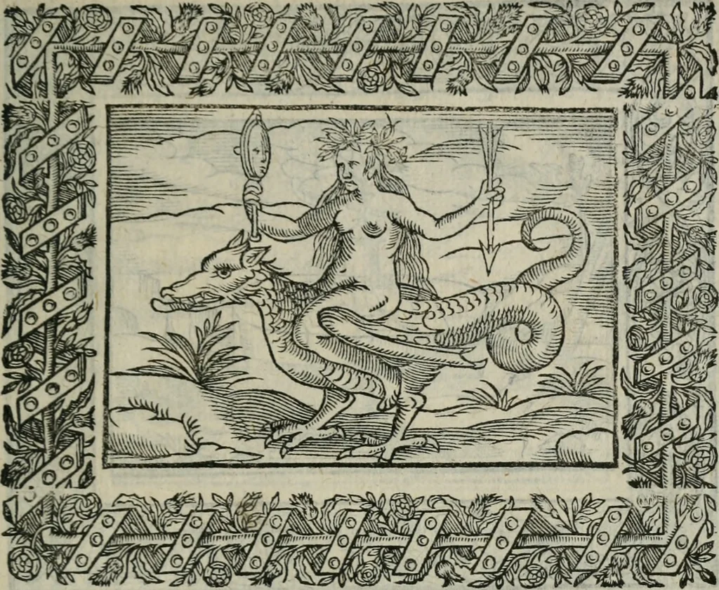 An illustration from Minerua Britanna, or, A garden of heroical deuises, furnished, and adorned with emblemes and impresa's of sundry natures,, 1612, leaf 84