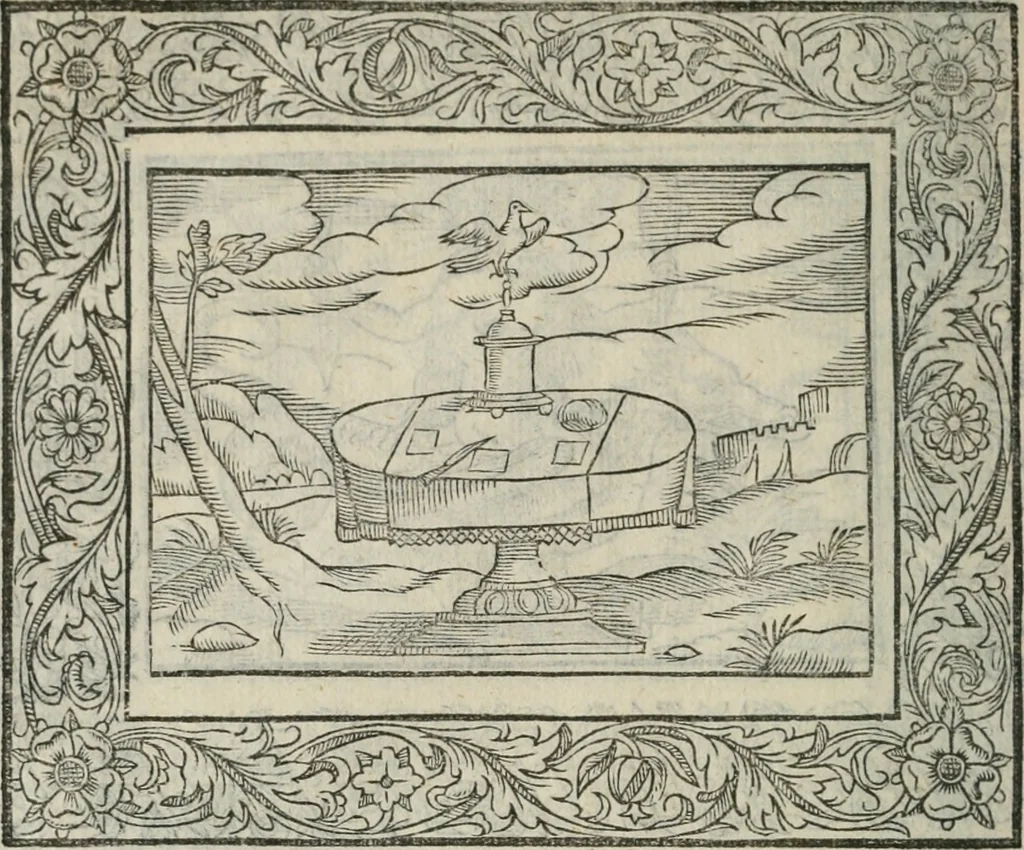An illustration from Minerua Britanna, or, A garden of heroical deuises, furnished, and adorned with emblemes and impresa's of sundry natures,, 1612, leaf 85