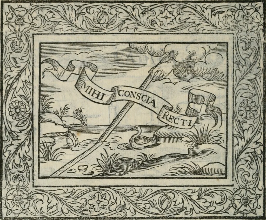 An illustration from Minerua Britanna, or, A garden of heroical deuises, furnished, and adorned with emblemes and impresa's of sundry natures,, 1612, leaf 93