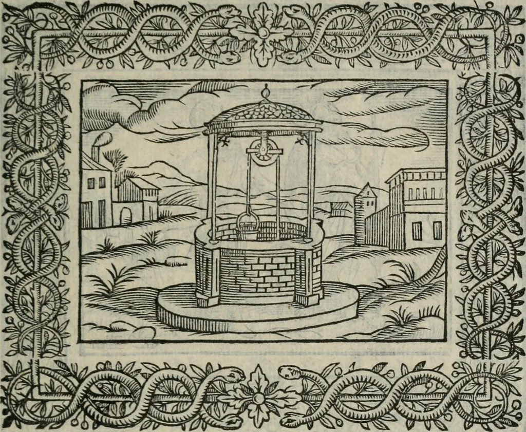 An illustration from Minerua Britanna, or, A garden of heroical deuises, furnished, and adorned with emblemes and impresa's of sundry natures,, 1612, leaf 94