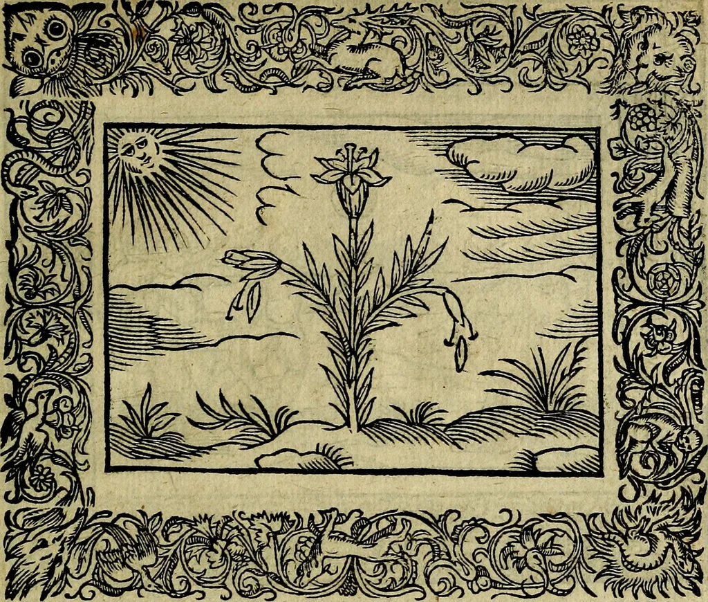 An illustration from Minerva Britanna Or A Garden Of Heroical Deuises, furnished, and adorned with Emblemes and Impresa's of sundry natures, 1612, leaf 100