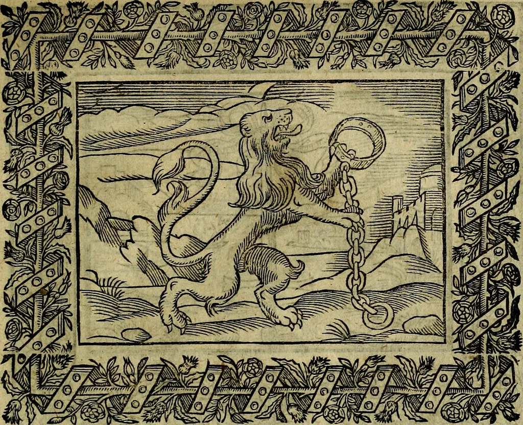 An illustration from Minerva Britanna Or A Garden Of Heroical Deuises, furnished, and adorned with Emblemes and Impresa's of sundry natures, 1612, leaf 102