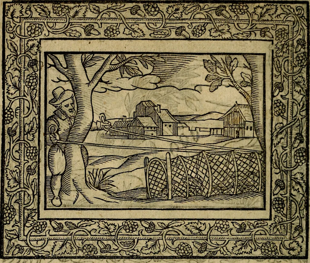 An illustration from Minerva Britanna Or A Garden Of Heroical Deuises, furnished, and adorned with Emblemes and Impresa's of sundry natures, 1612, leaf 105