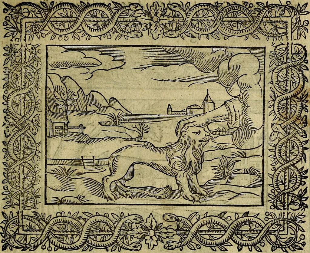 An illustration from Minerva Britanna Or A Garden Of Heroical Deuises, furnished, and adorned with Emblemes and Impresa's of sundry natures, 1612, leaf 108