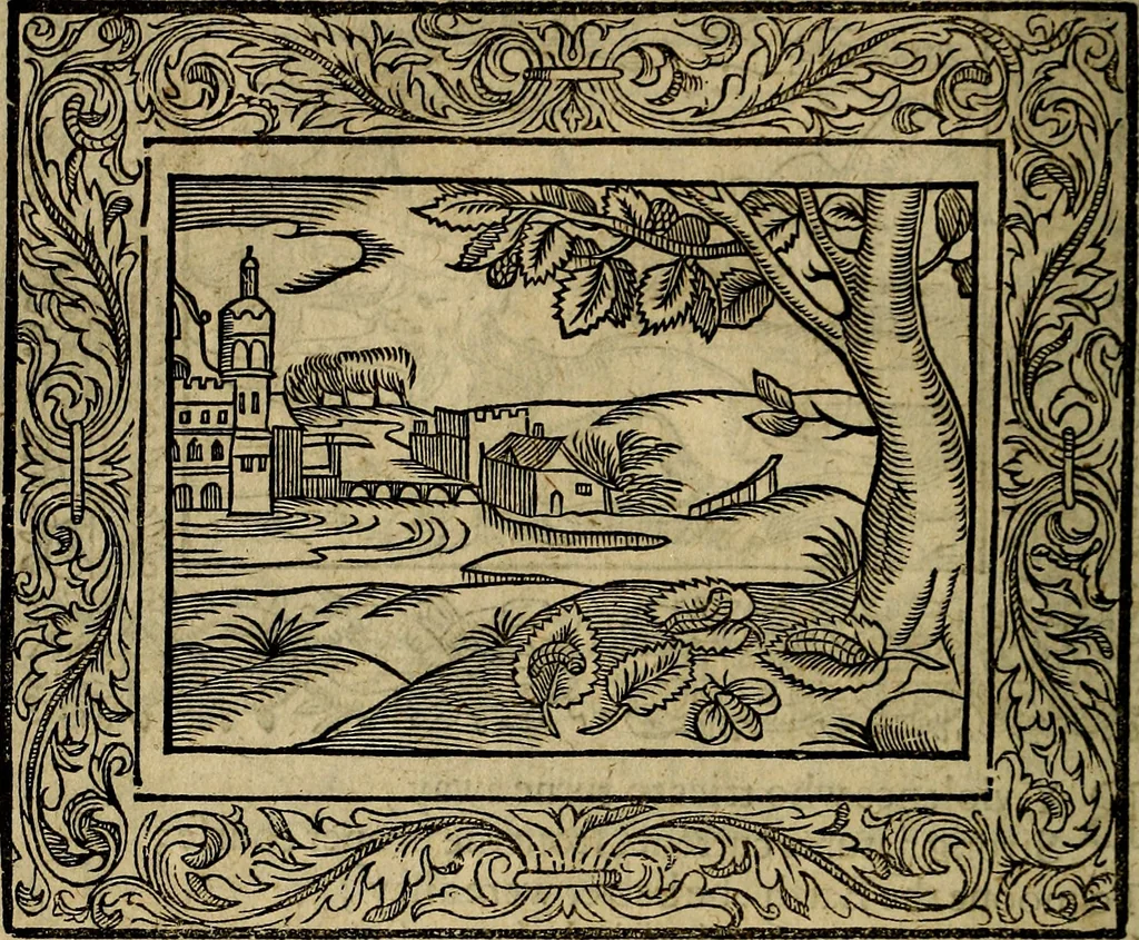 An illustration from Minerva Britanna Or A Garden Of Heroical Deuises, furnished, and adorned with Emblemes and Impresa's of sundry natures, 1612, leaf 109